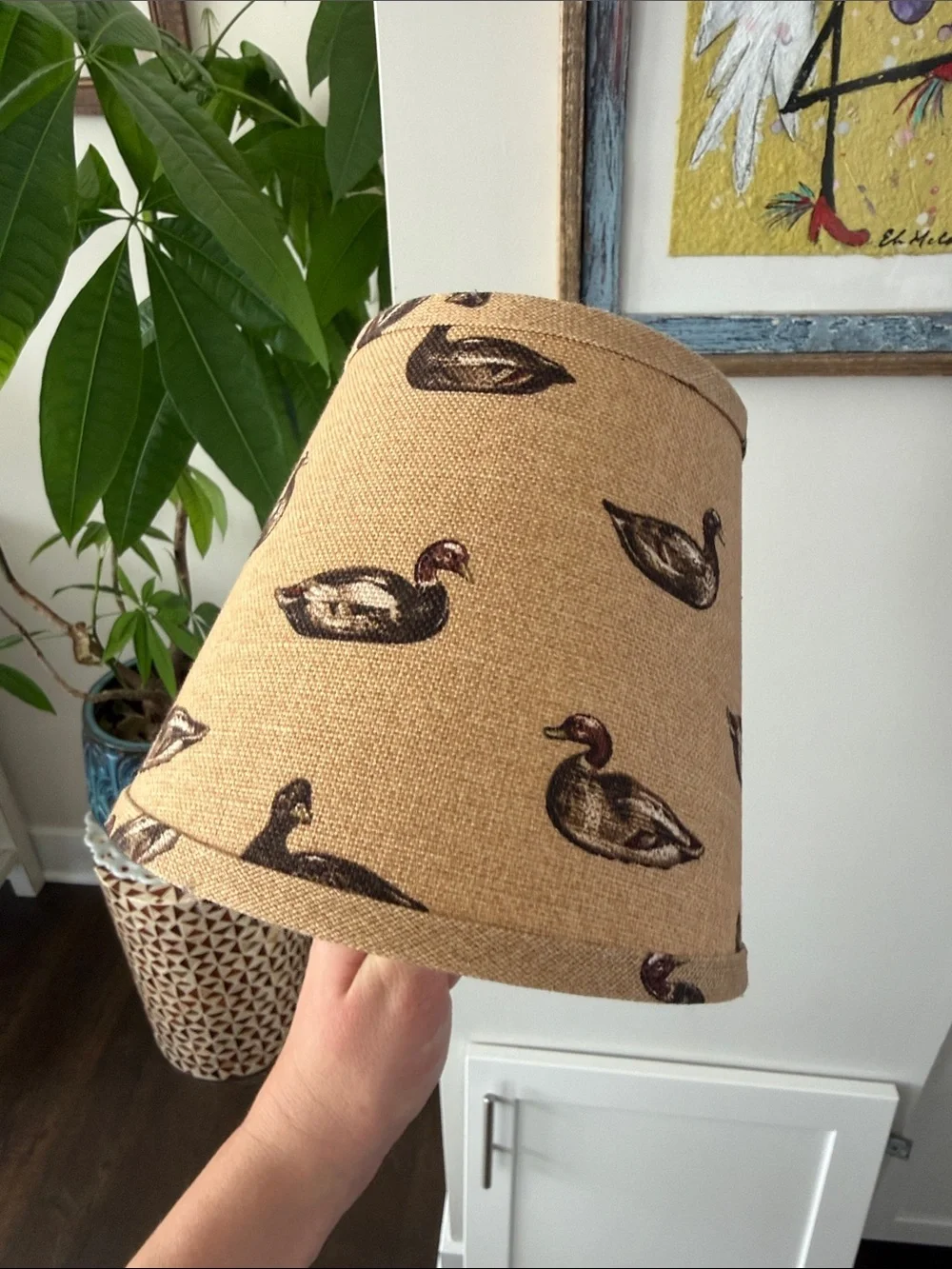 N/A tan linen